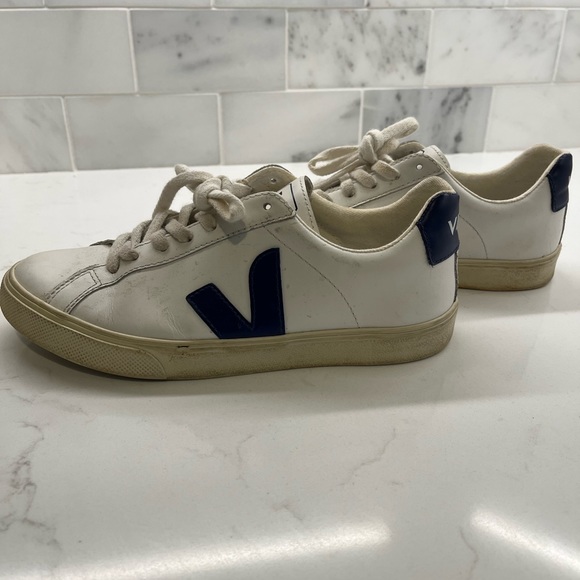 Veja Women’s Esplar Sneakers Navy Size 6 - Picture 2 of 6